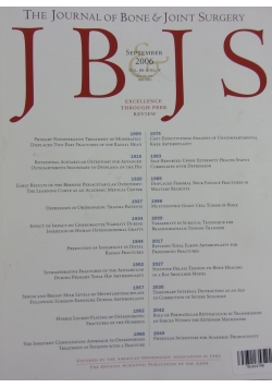 The journal of bone & joint surgery