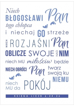 Kartka - Niech błogosławi Pan tego chłopca