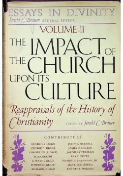The impact of the church upon its culture