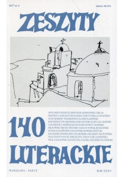 Zeszyty literackie 140 Nr 4