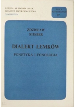 Dialekt Łemków. Fonetyka i fonologia