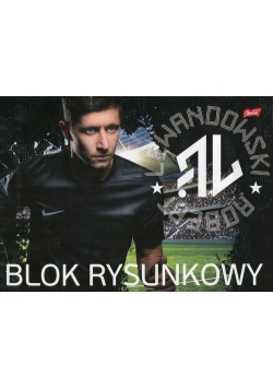 Blok rysunkowy A4 20 kartek Robert Lewandowski
