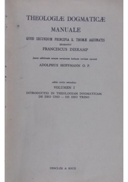 Theologie dogmatice manuale 1949r