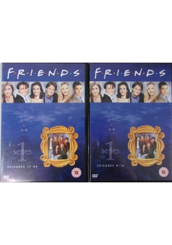 Friends Season 1 Ep 9-16/Friends Season 1 Ep 17-24, zestaw 2 Płyt DVD