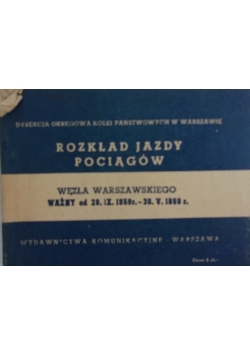 Rozkład jazdy pociągów