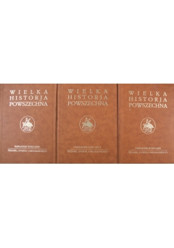 Wielka Historja Powszechna reprint 1927 r 3 tomy