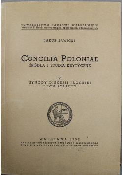 Concilia Poloniae źródła i studia krytyczne
