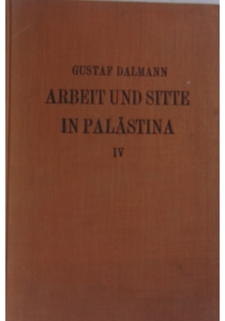 Arbeit und sitte in Palastina IV, 1935 r.