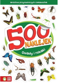 500 naklejek. Owady i robaki
