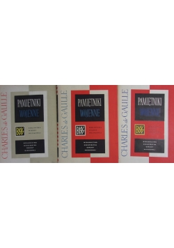Pamiętniki wojenne, tom 1-3