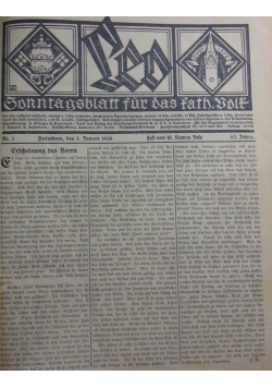 Sonntagsblatt fur das Path Wolf, 1930 r.