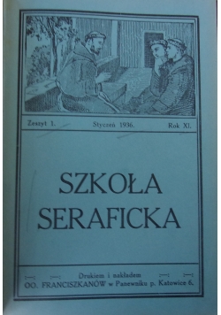 Szkoła Seraficka, 1936 r.