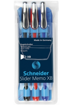 Zestaw długopisów Schneider Slider Memo XB 3 sztuki