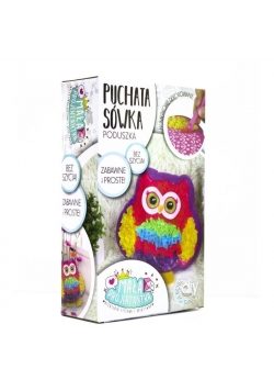 Mała projektantka - Puchata Sówka poduszka