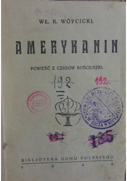 Amerykanin,1926r.