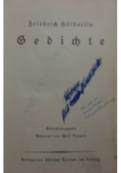 Gedichte, ok. 1910 r.