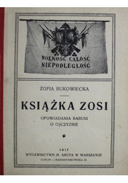 Książka Zosi 1917 r.