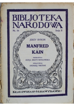 Manfred Kain 1928 r.