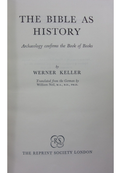 The Bible as History