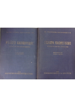 Prawo kanoniczne, tom 1-2