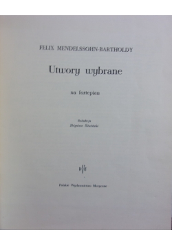 Utwory wybrane na fortepian