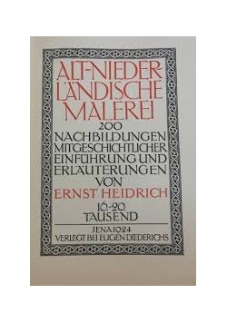 Altniederlandische Malerei, 1924r.
