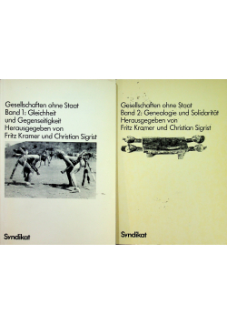 Gesellschaften ohne Staat 2 tomy