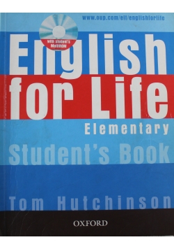 English for life Elementary SB with CD