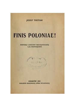 Finis Poloniae !,1921 r.