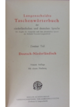 Langenscheidts Taschenworterbuch,1918r.
