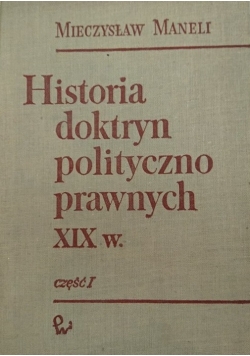 Historia doktryn polityczno- prawnych XIX w. cz:1