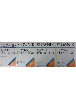 Słownik Języka Polskiego , Tom I - III + Suplement