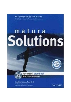 Matura Solutions Advanced Workbook, plus płyta CD