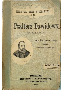 Psałterz Dawidowy 1897 r