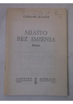 Miasto bez imienia
