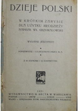 Dzieje Polski 1921 r.