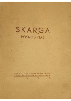Skarga pośród nas, r, 1936