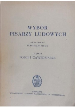 Wybór pisarzy ludowych, cz. II, 1948 r.