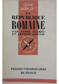 La republique Romaine