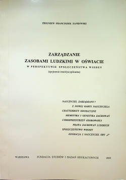 Zarządzanie zasobami ludzkimi w oświacie