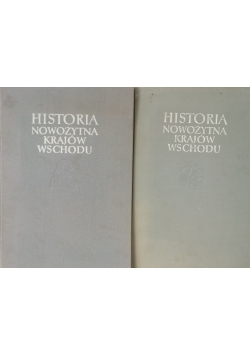 Historia nowożytna krajów wschodu, zestaw 2 książek