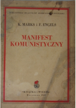 Manifest Komunistyczny, 1949 r.