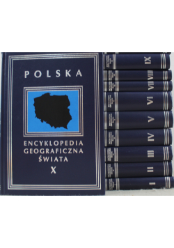 Encyklopedia geograficzna świata 10 tomów od 1 do 10