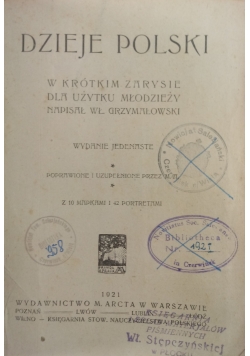 Dzieje Polski ,1921 r.