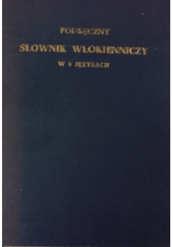 Podręcznik Słownik Włókienniczyw 5 językach