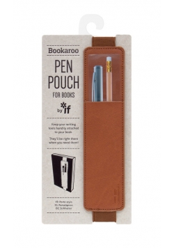 Bookaroo Pen Pouch - uchwyt na długopis do książki brązowy