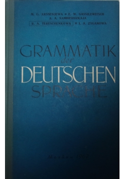 Grammatik der Deutschen Sprache