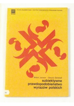 Subiektywne prawdopodobieństwo wyrazów polskich