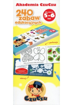 Akademia CzuCzu dla dzieci od 5-6 lat 240 zabaw edukacyjnych