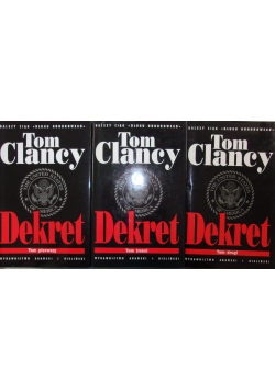 Dekret, 3 tomy